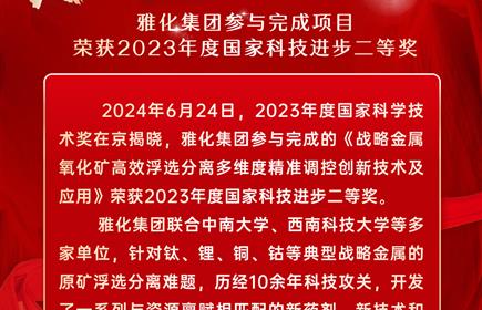喜报！hb火博集团参与完成项目荣获2023年度国家科技进步二等奖